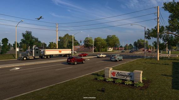American Truck Simulator ukazuje ďalšie mesto z Illinois DLC